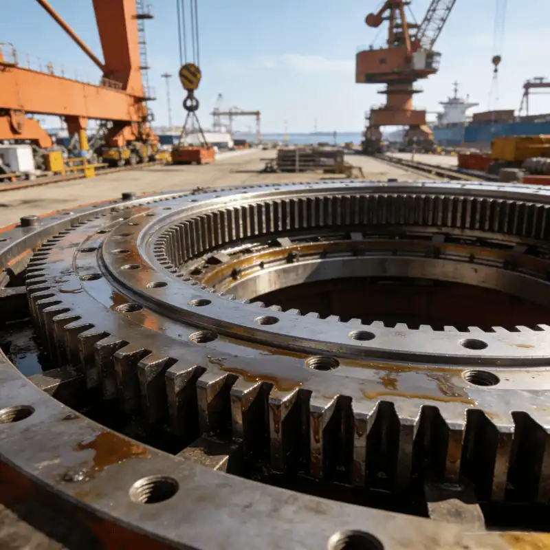 What Are the Advantages of Triple-Roller Port Crane Slewing Bearings?